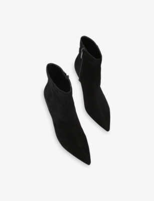 KG KURT GEIGER: Aria Suede Heeled Ankle Boots