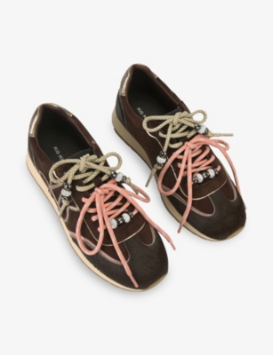 KG KURT GEIGER: Lala Suede Trainers