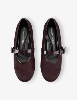 KG KURT GEIGER: Neve Woven Ballet Flats