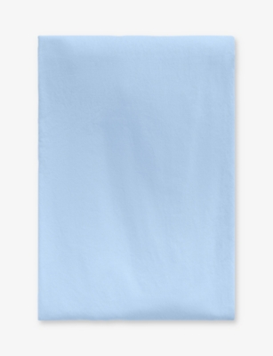 TEKLA: Percale King Fitted Cotton Sheet