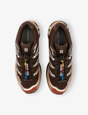 Salomon Mens Roasted Clay Burnt Ochre Xt-6 Mesh Low-top Trainers