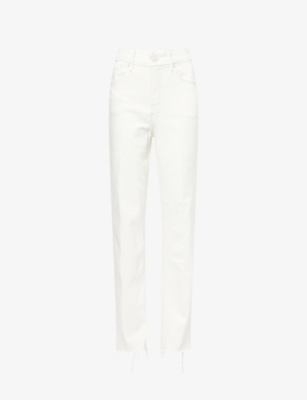 GOOD AMERICAN: Good Icon Straight-Leg Stretch-Woven Jeans