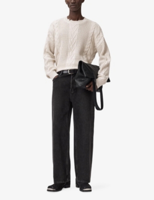 ALLSAINTS: Tenter Crewneck Wool And Cotton-Blend Jumper