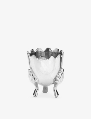 ANNA + NINA: Argent Brass Egg Cup