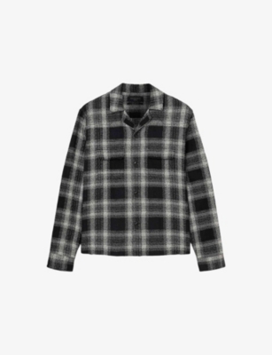 ALLSAINTS: Teshio Checked Long-Sleeve Cotton Shirt
