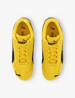 PUMA: Speedcat OG Logo-Print Suede Low-Top Trainers