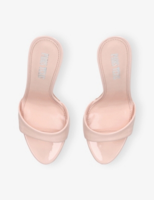 PARIS TEXAS: "Lidia Patent-Leather Mules 4.1"""
