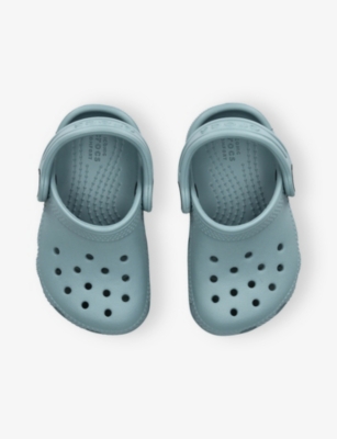Crocs Mid Green Kids' Classic Rubber Clogs Eur 24 / 7 Uk In Blue