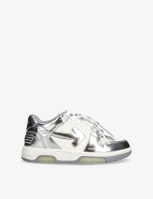 OFF-WHITE C/O VIRGIL ABLOH: Out Of Office Leather Low-Top Trainers