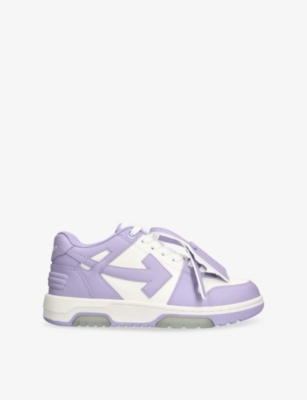 OFF-WHITE C/O VIRGIL ABLOH: Out Of Office Leather Low-Top Trainers