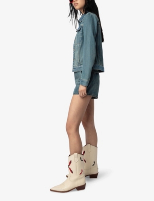 ZADIG&VOLTAIRE: Kioky Fitted Denim Jacket