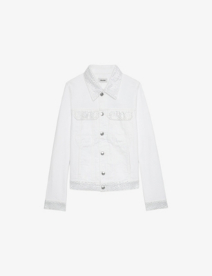 ZADIG&VOLTAIRE: Kioky Fitted Denim Jacket