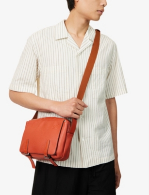 RESELFRIDGES: Pre-Loved Loewe Military Leather Messenger Bag