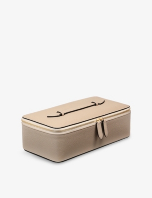 SMYTHSON: Panama Leather Jewellery Case