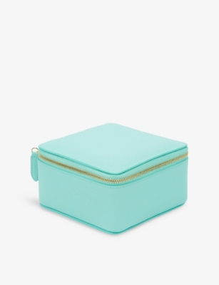 SMYTHSON: Square Large Leather Trinket Case