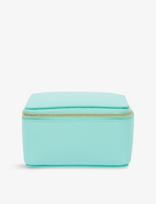 SMYTHSON: Square Large Leather Trinket Case
