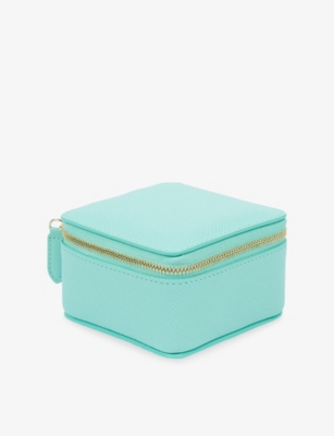 SMYTHSON: Square Medium Leather Trinket Case