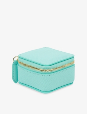SMYTHSON: Square Small Leather Trinket Case