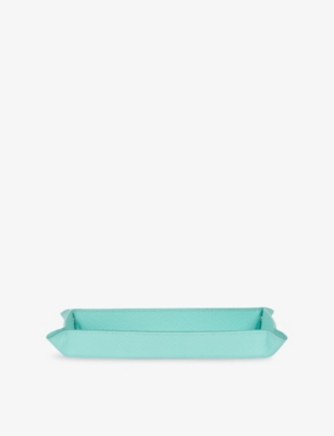 SMYTHSON: Small Rectangular Leather Trinket Tray