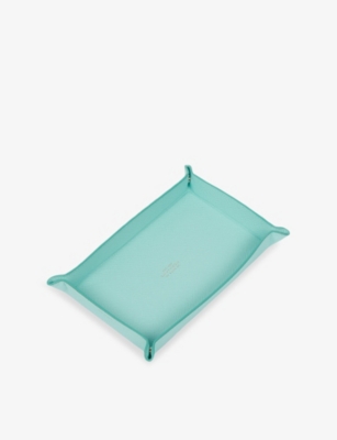 SMYTHSON: Small Rectangular Leather Trinket Tray