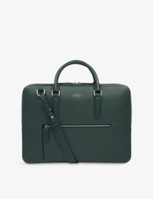 SMYTHSON: Ludlow Large Grained-Leather Briefcase