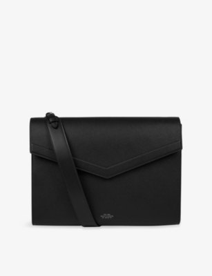 SMYTHSON: Portman Leather Shoulder Bag