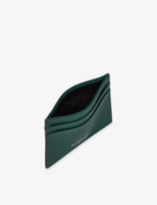 SMYTHSON: Flat Leather Card Holder