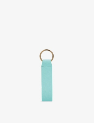 SMYTHSON: Panama Leather Keyring Strap 10cm