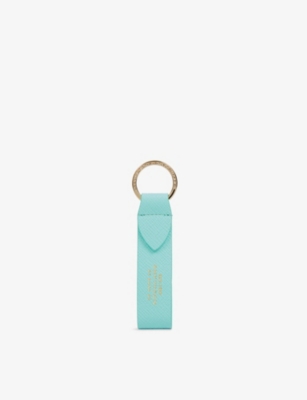 SMYTHSON: Panama Leather Keyring Strap 10cm
