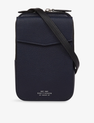 SMYTHSON: Ludlow Leather Cross-Body Pouch