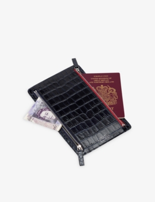 SMYTHSON: Panama Leather Currency Case