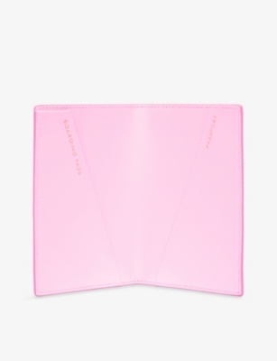 SMYTHSON: Panama Leather Passport Cover