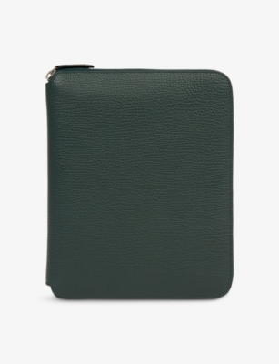 SMYTHSON: Ludlow Leather A5 Writing Folder 19cm x 24cm