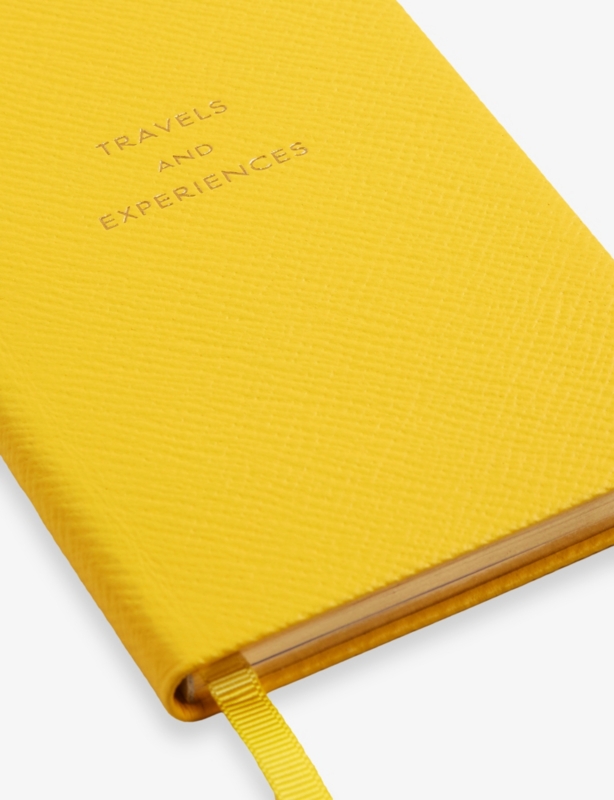 Travels And Experiences Leather Notebook
