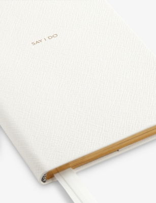 SMYTHSON: Say I Do Soho Leather Wedding Planner 19.6cm x 14cm