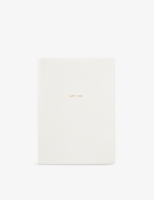 SMYTHSON: Say I Do Soho Leather Wedding Planner 19.6cm x 14cm