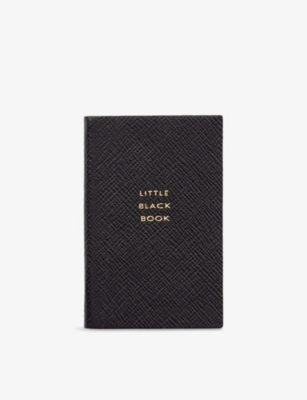 SMYTHSON: The Little Black Leather Notebook