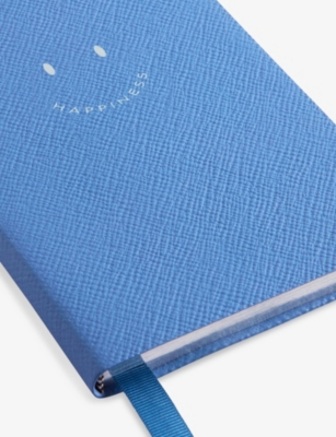 SMYTHSON: Chelsea Happiness Leather Notebook 16.7cm x 11.2cm