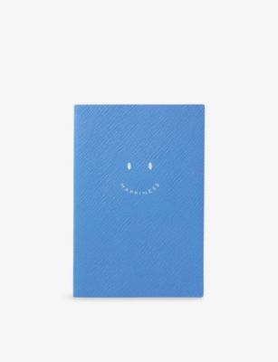 SMYTHSON: Chelsea Happiness Leather Notebook 16.7cm x 11.2cm