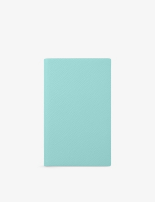 SMYTHSON: Panama Grained Leather Notebook 14 x 9cm