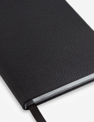 SMYTHSON: Soho Leather Notebook 19cm x 14cm