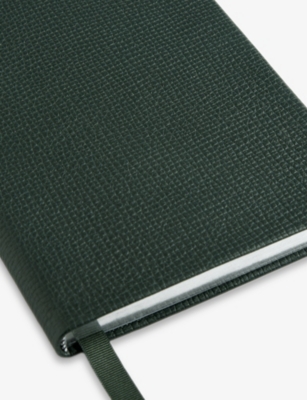 SMYTHSON: Soho Leather Notebook 19cm x 14cm