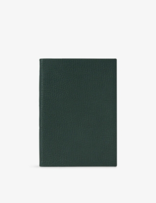 SMYTHSON: Soho Leather Notebook 19cm x 14cm