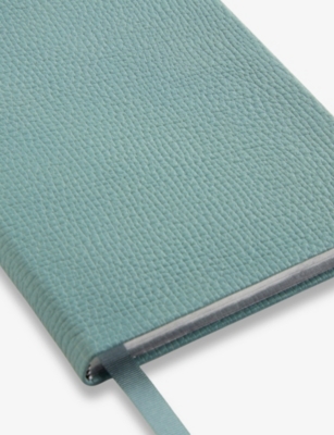 SMYTHSON: Soho Leather Notebook 19cm x 14cm