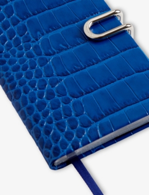 SMYTHSON: 2025-26 Panama Weekly Mid-Year Crocodile-Embossed Leather Diary 14cm x 9cm