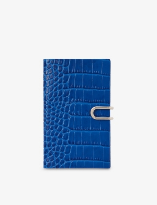 SMYTHSON: 2025-26 Panama Weekly Mid-Year Crocodile-Embossed Leather Diary 14cm x 9cm