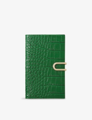 SMYTHSON: 2025-26 Panama Weekly Mid-Year Crocodile-Embossed Leather Diary 14cm x 9cm