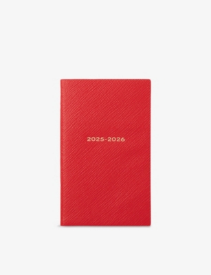 SMYTHSON: 2025-2026 Panama Weekly Leather Diary with Pocket 9cm x 14cm