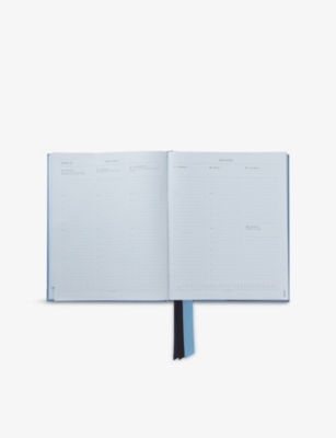 SMYTHSON: 2025-26 Portobello Weekly Mid-Year Vertical Leather Diary 26cm x 21cm
