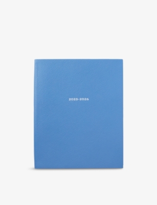 SMYTHSON: 2025-26 Portobello Weekly Mid-Year Vertical Leather Diary 26cm x 21cm